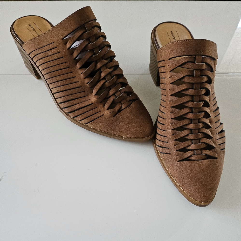 NWT Melrose and Market Tan Mule